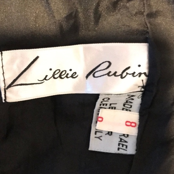 Lillie Rubin Leather Skirt Size 8 - Picture 3 of 13